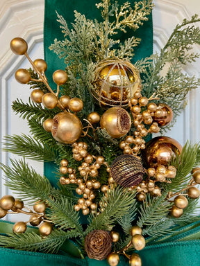 Escapulário De Natal Veludo 2,10x 47cm Verde