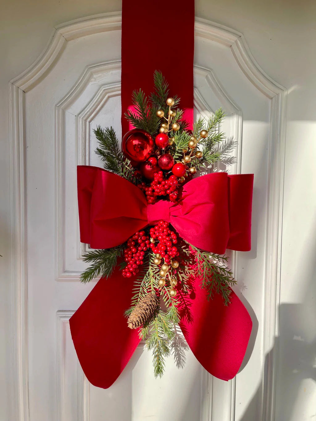 Escapulário De Natal Veludo 2,10x36cm